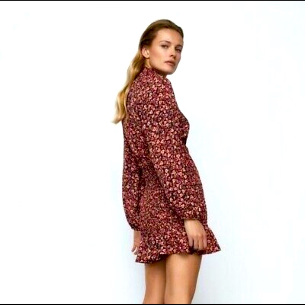 ZARA Multi floral printed Dress